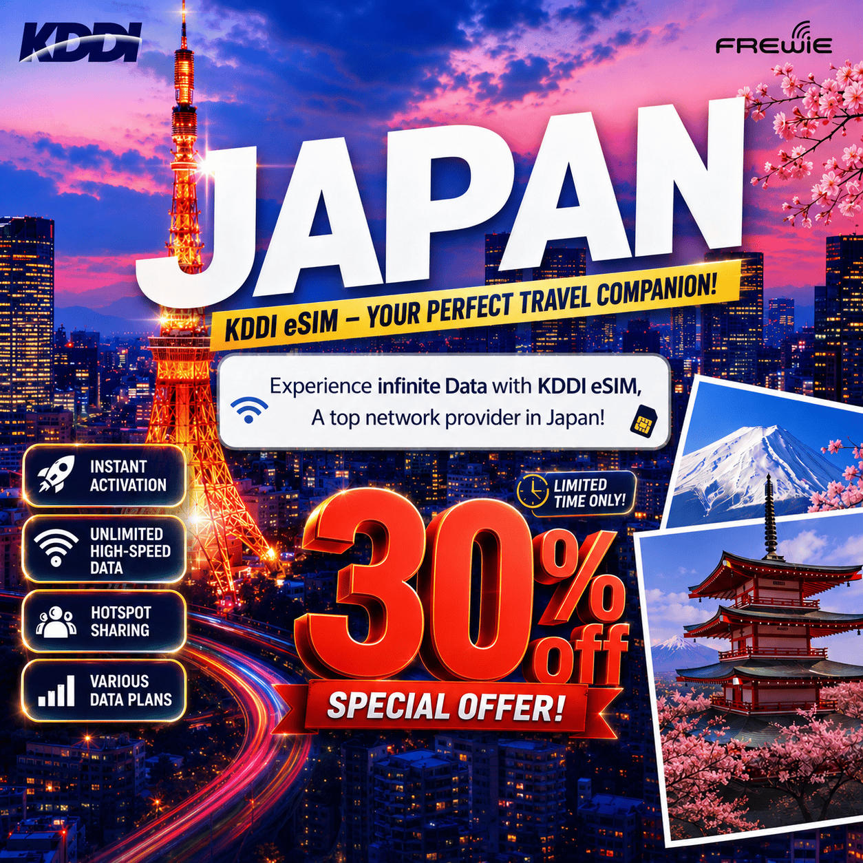 Japan KDDI July